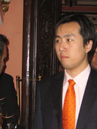 MTel Masters 2008 - Bu Xiangzhi just before the opening ceremony