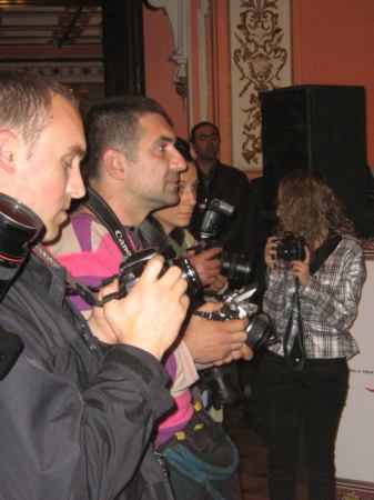 MTel Masters 2008 - The cameramans prepearing for work